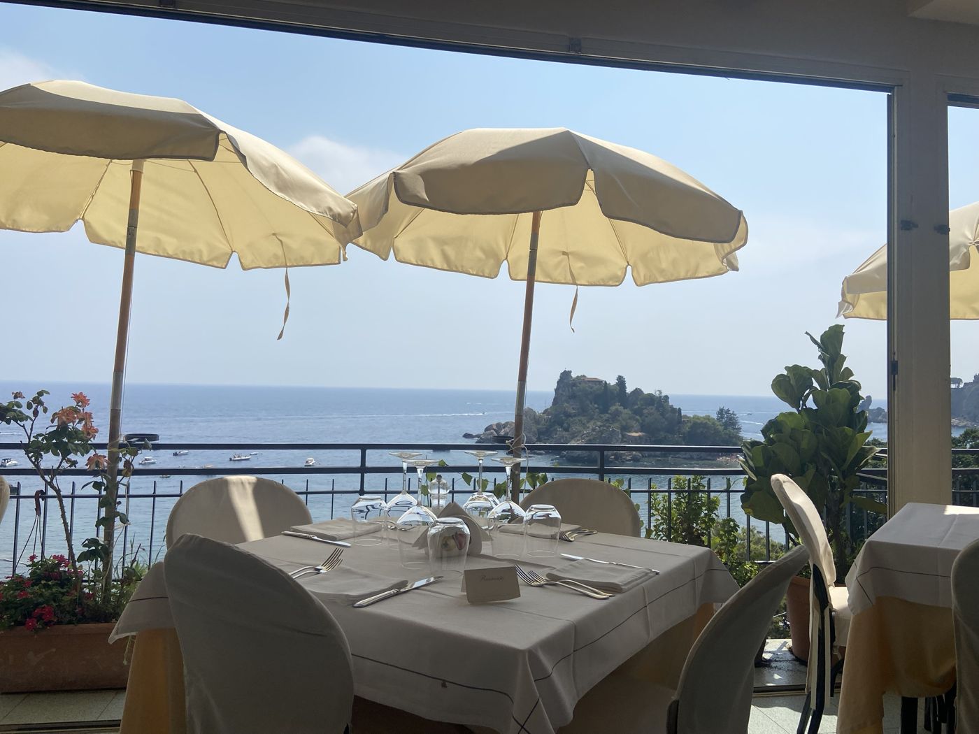 L'Isola Bella vista dalla terrazza